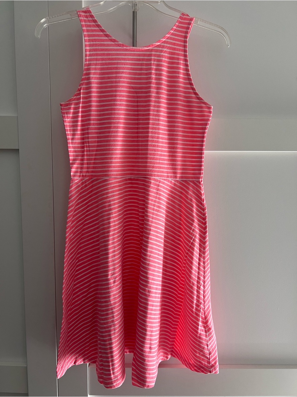 Old Navy Striped Mini Dress in Pink & White Size XL (14)